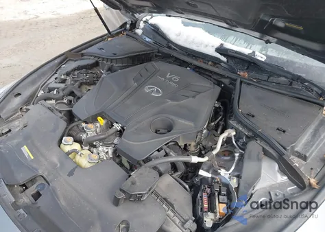 2019 Infiniti Q50 3.0T Luxe z USA, uszkodzony, nr VIN JN1EV7AR0KM555980